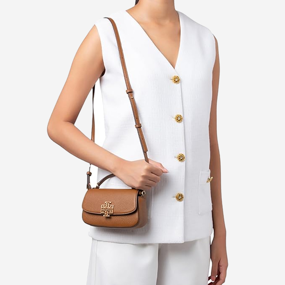  Tory Burch Britten Mini Top Handle Crossbody Bag 