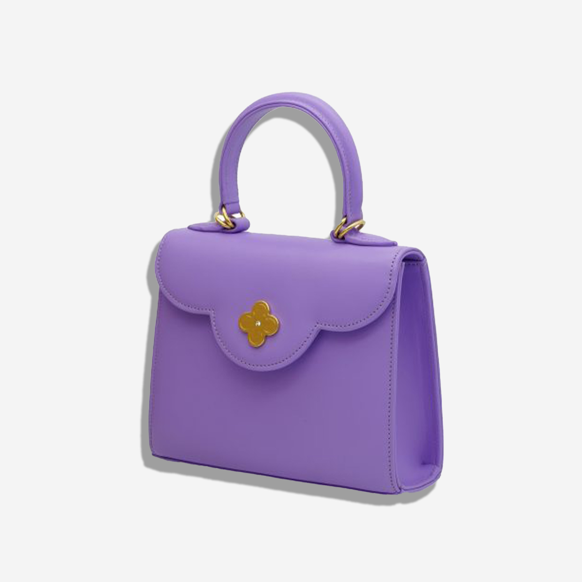  Cardinal Milano First Lady small diamond malva smooth leather handbag 