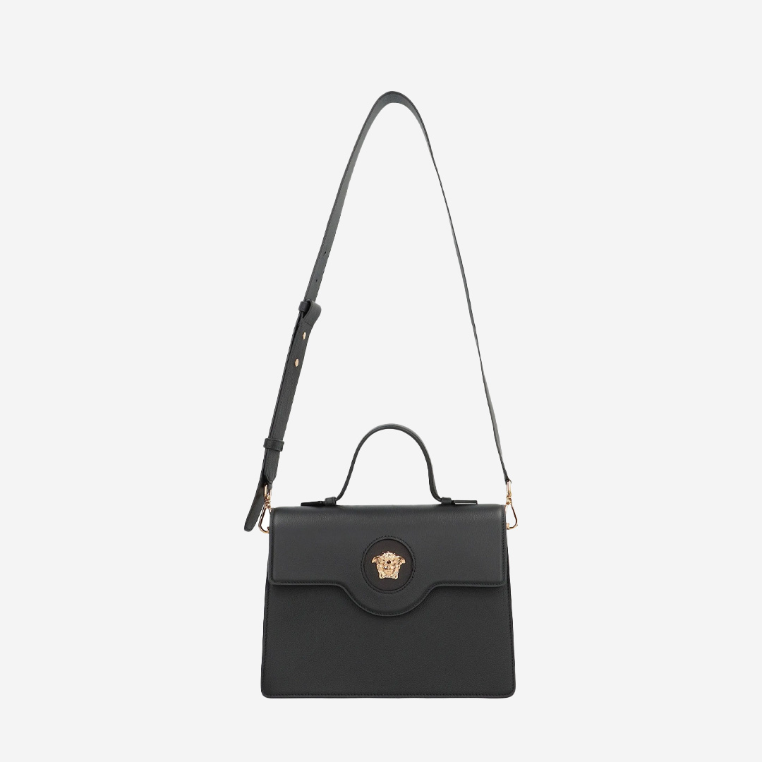  Versace Medusa leather handbag 
