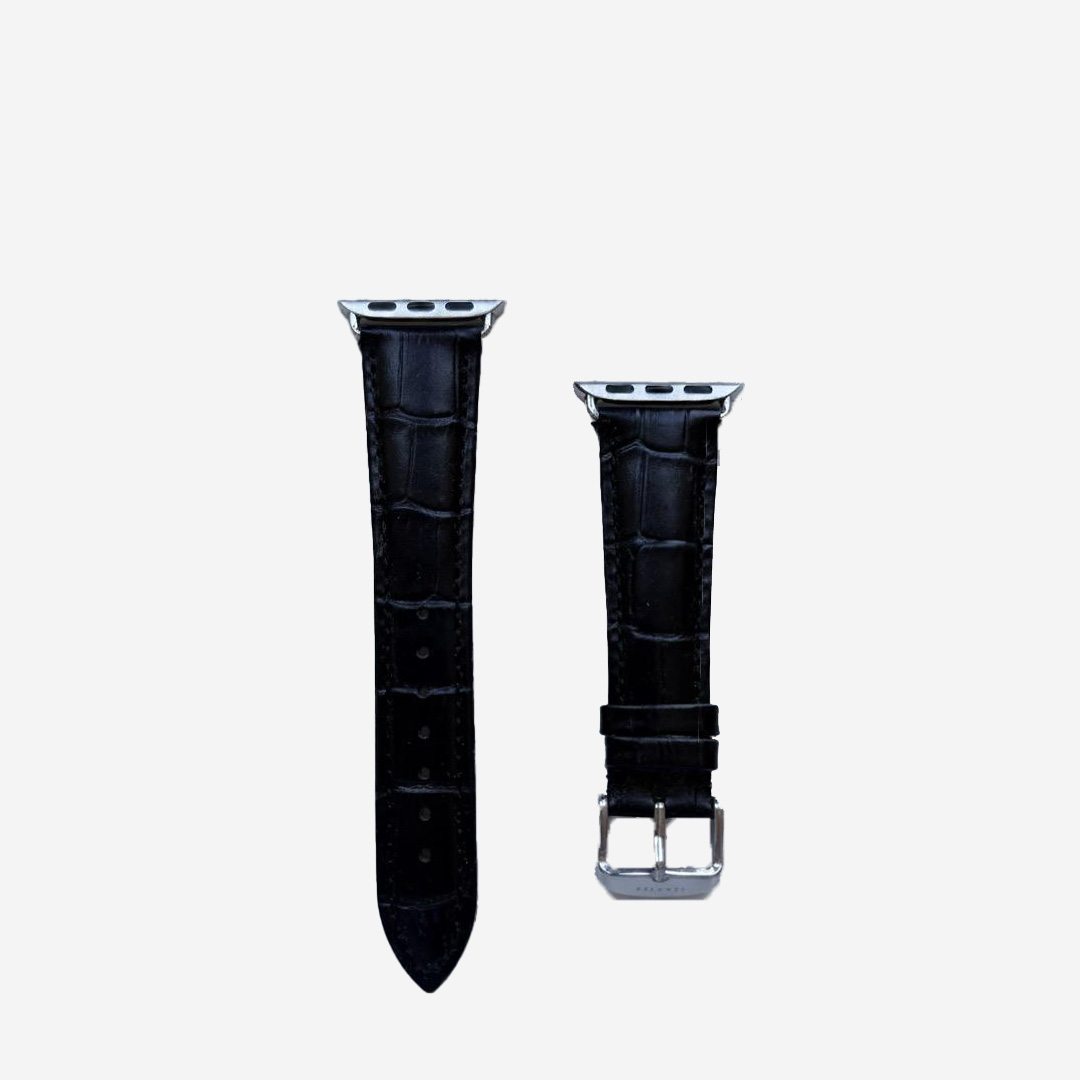  Beluggi Watch Band Croco Black 