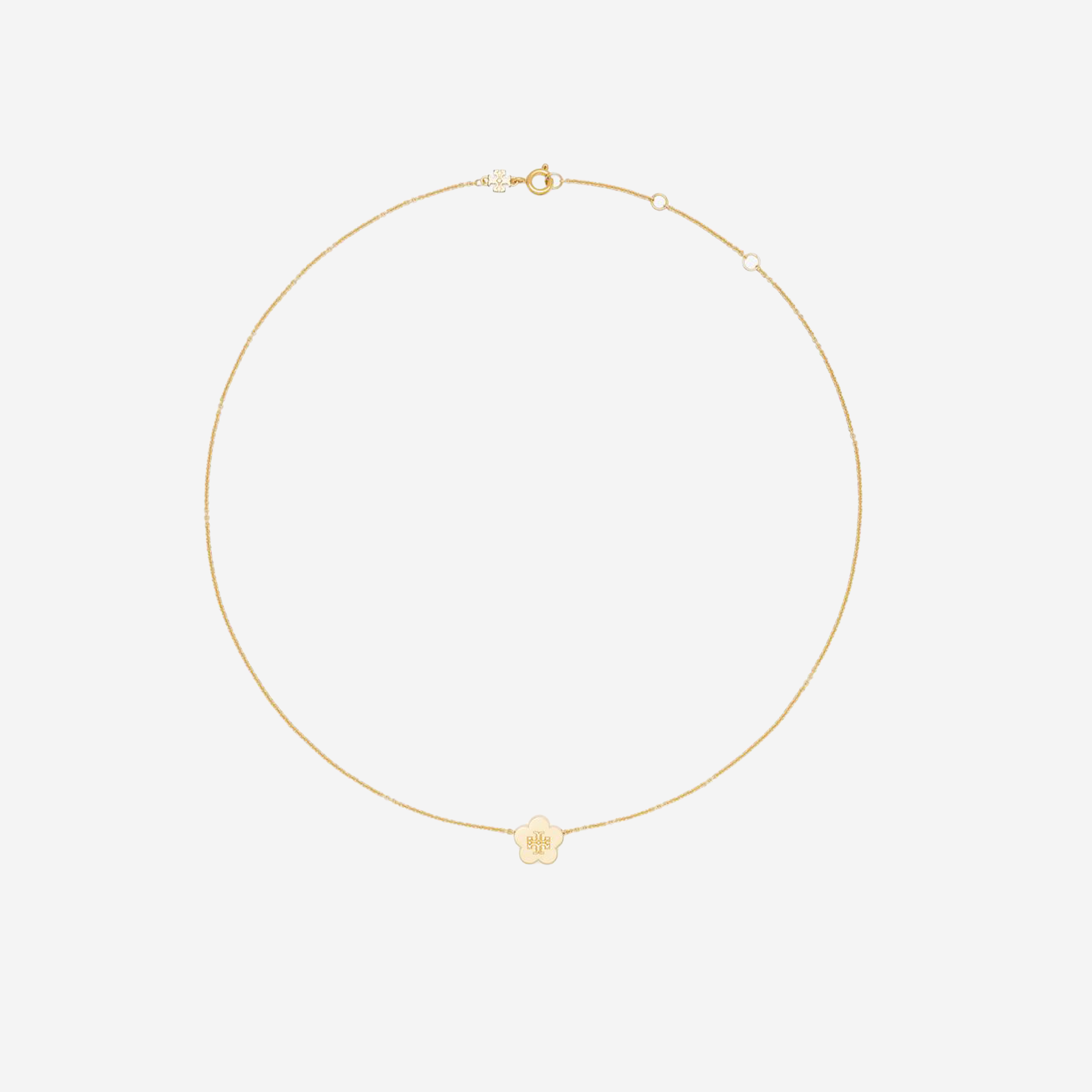  Tory Burch Kire Flower Pendant Tory Gold  