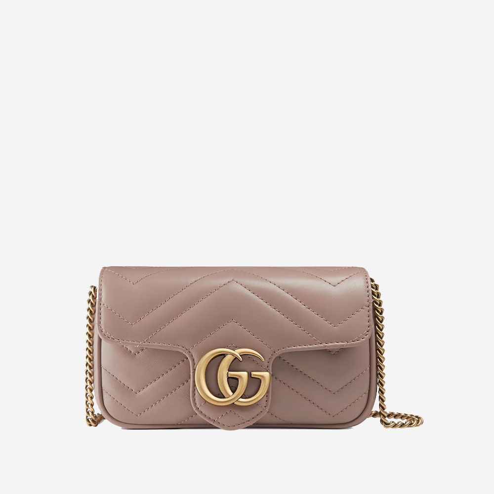  GG Marmont Matelassé Leather Super Mini Bag (Pre-Order Within 14 Days) 