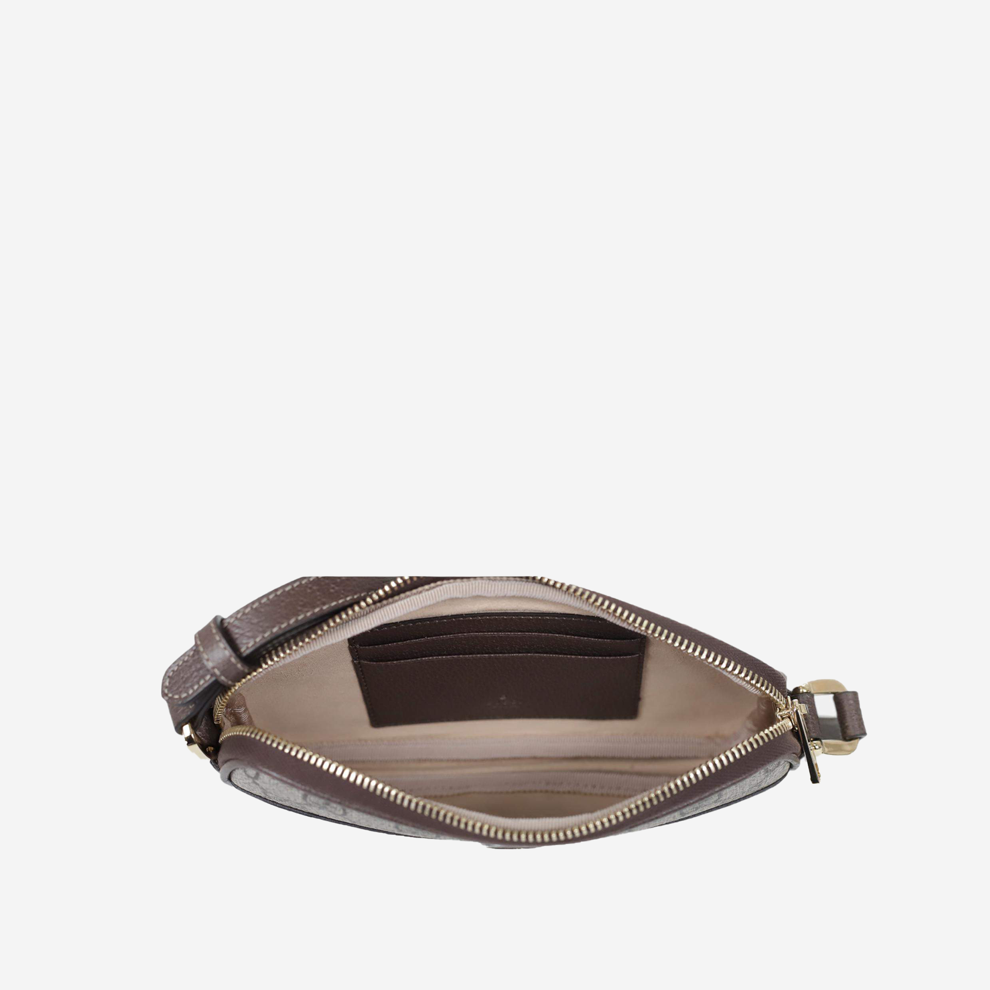  Gucci Canvas Ophidia Mini Crossbody Bag Beige / Brown  