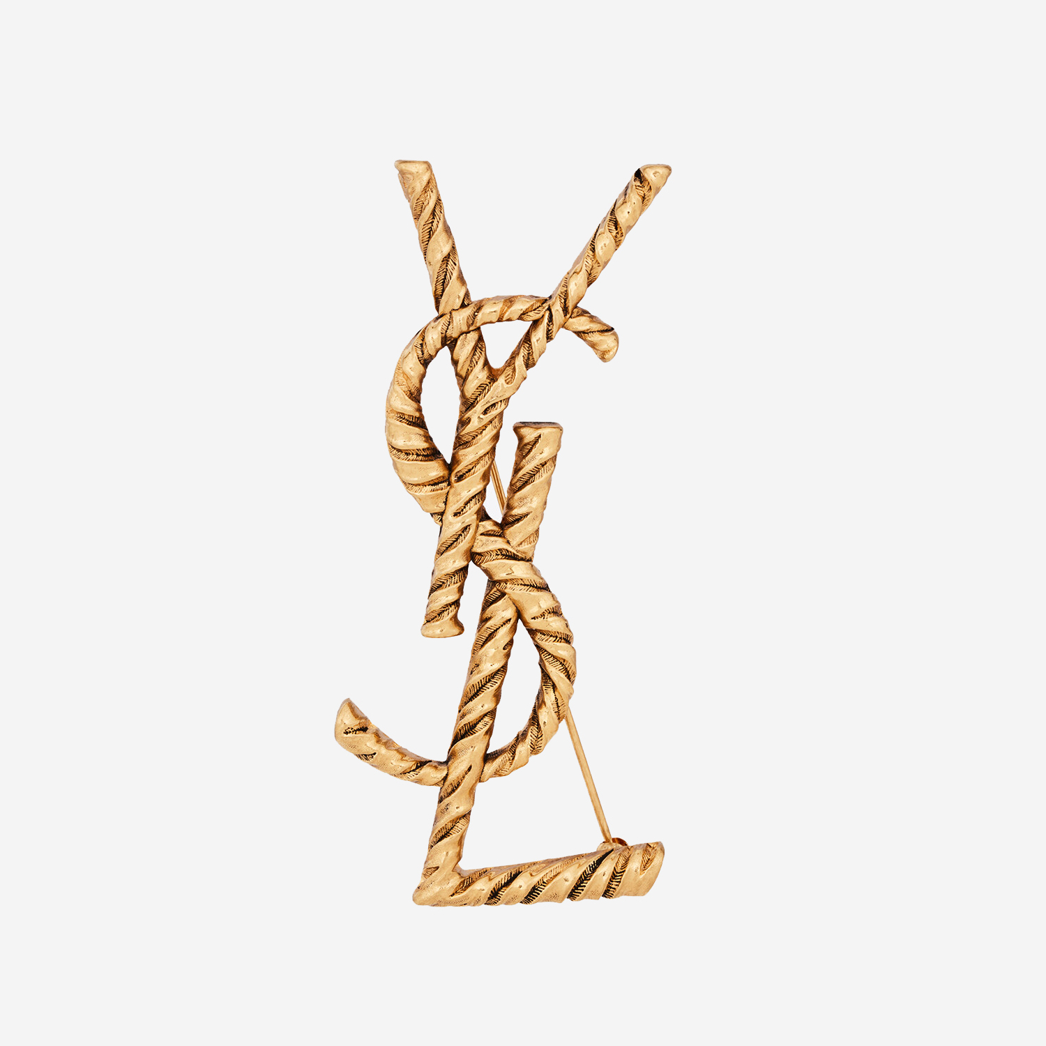  بروش كاساندر YSL من المعدن ماركة سالوران  