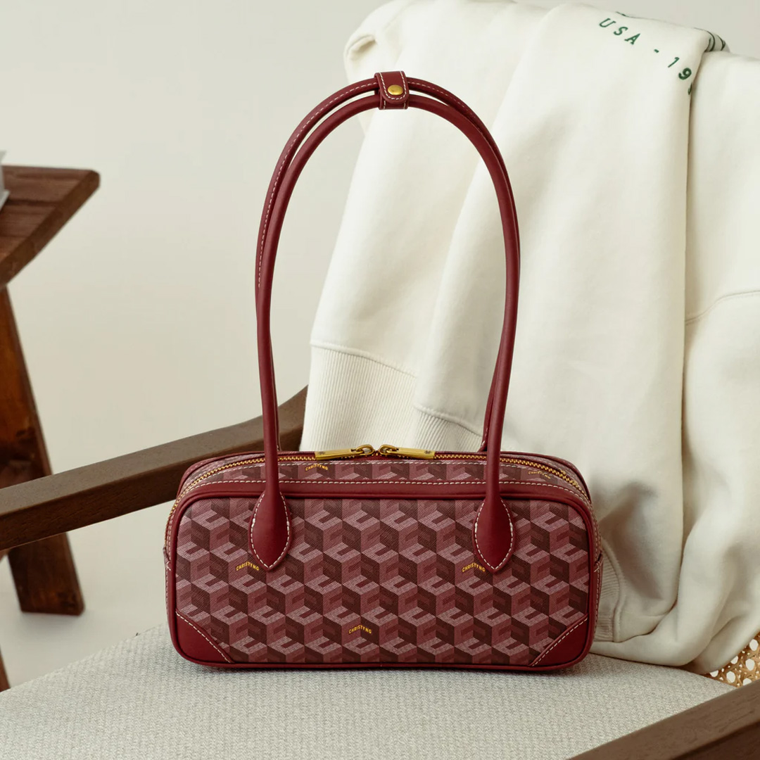  Christy Ng Marcelo Shoulder Bag Burgundy 