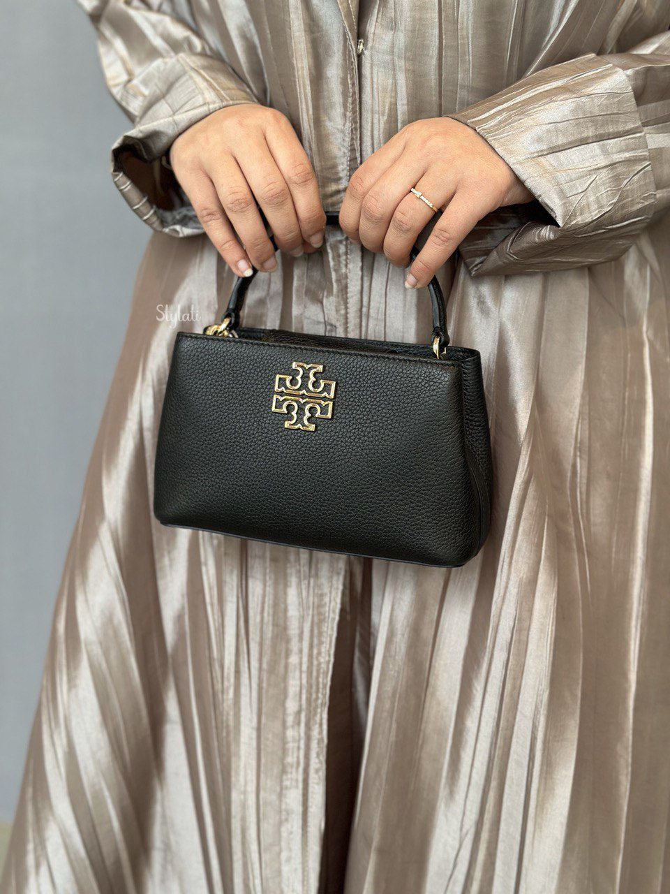  Tory Burch Mini Britten Satchel Bag 