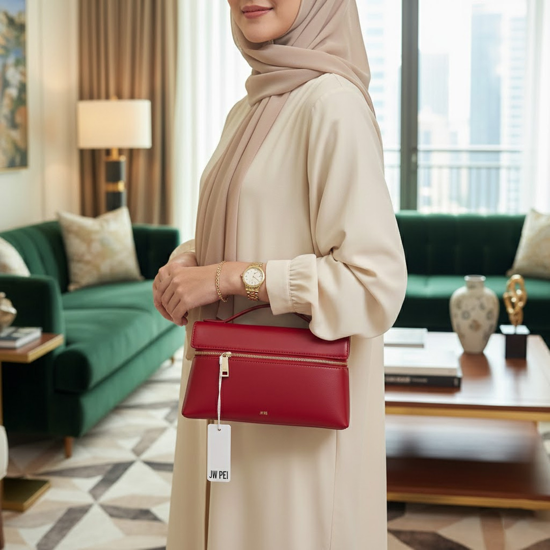  JW PEI Thea Top Handle Bag - Claret 