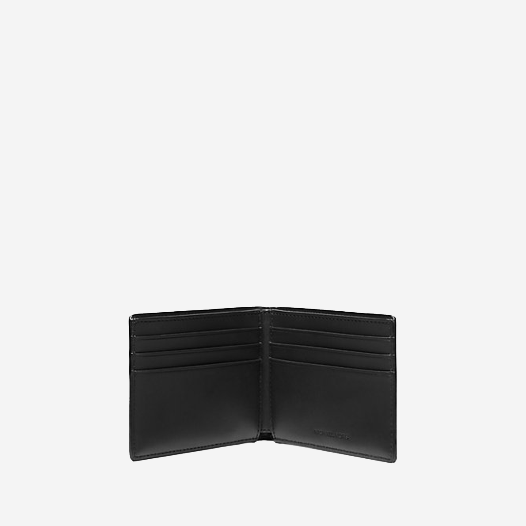  Michael Kors Logo Wallet and Key Chain Gift Set Black 