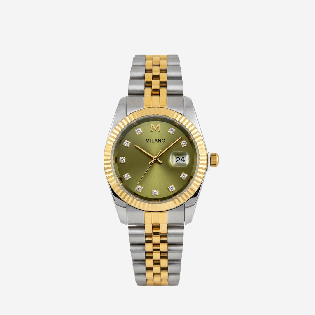  Milano Steel Rolex Style Watch 