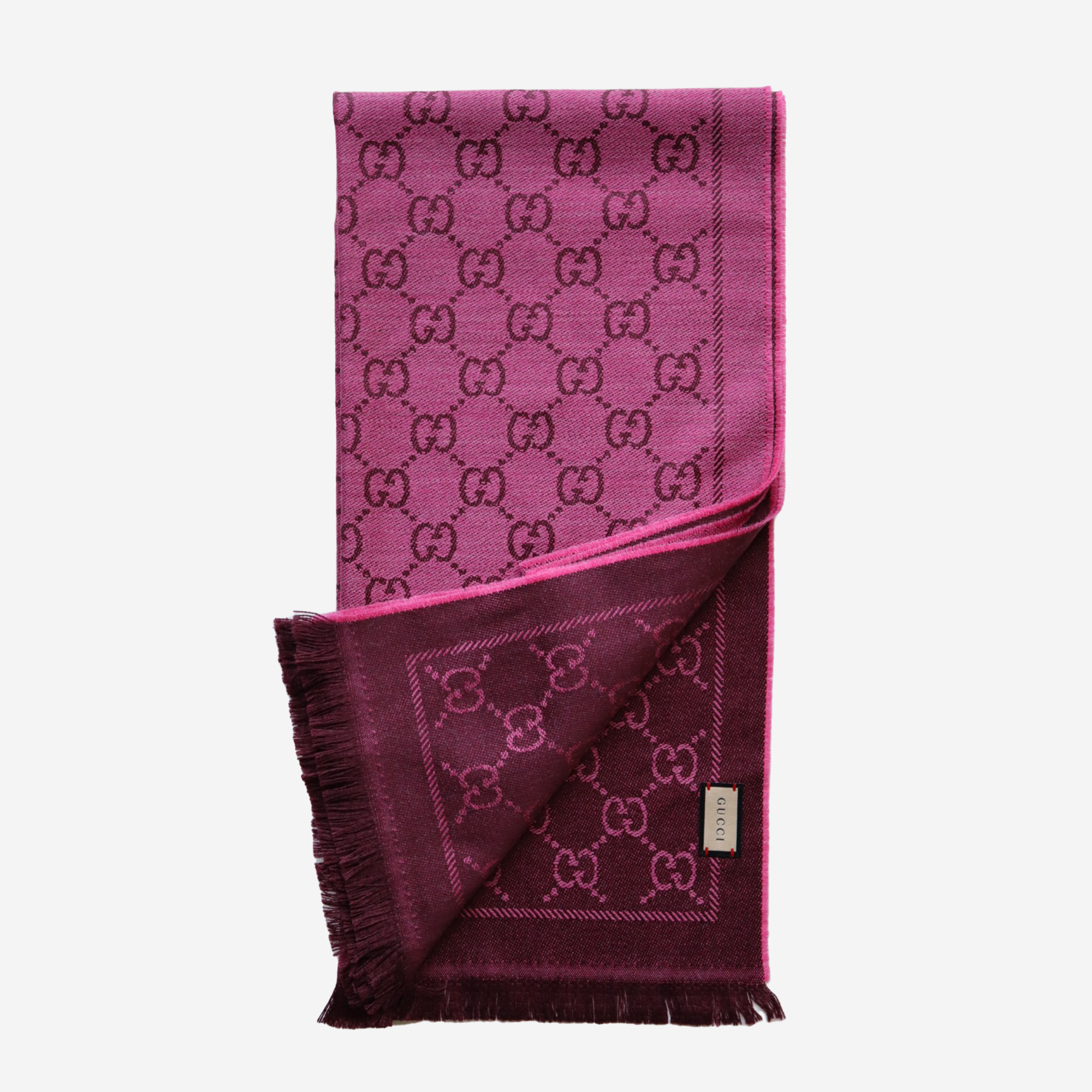 Gucci Scarf Women Rectangular Pink