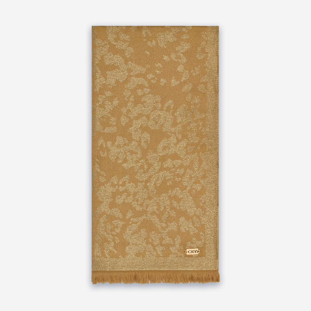  Dkny Leopard lurex pashmina 