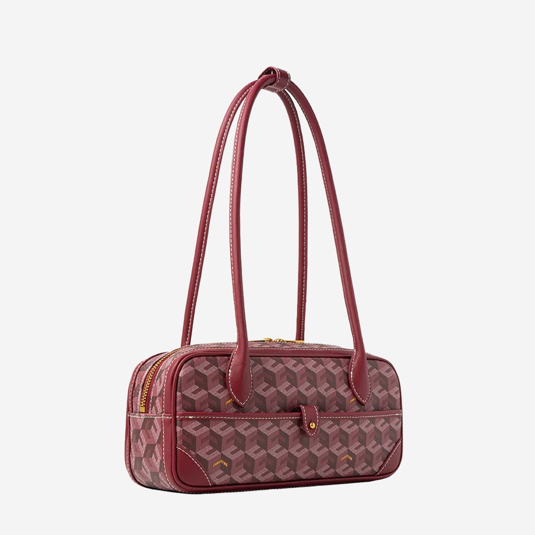  Christy Ng Marcelo Shoulder Bag Burgundy 