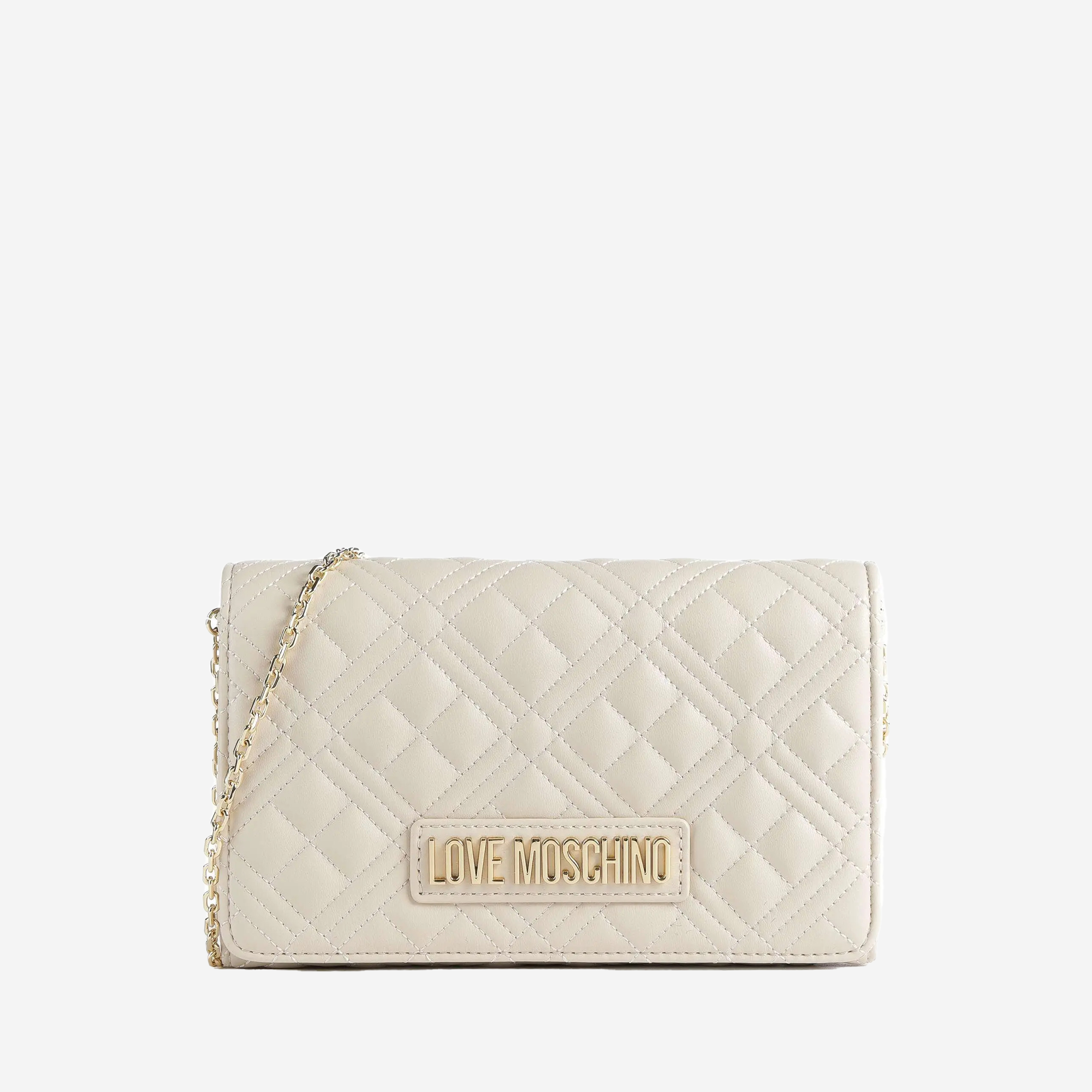  Love Moschino Smart Daily Crossbody bag beige 