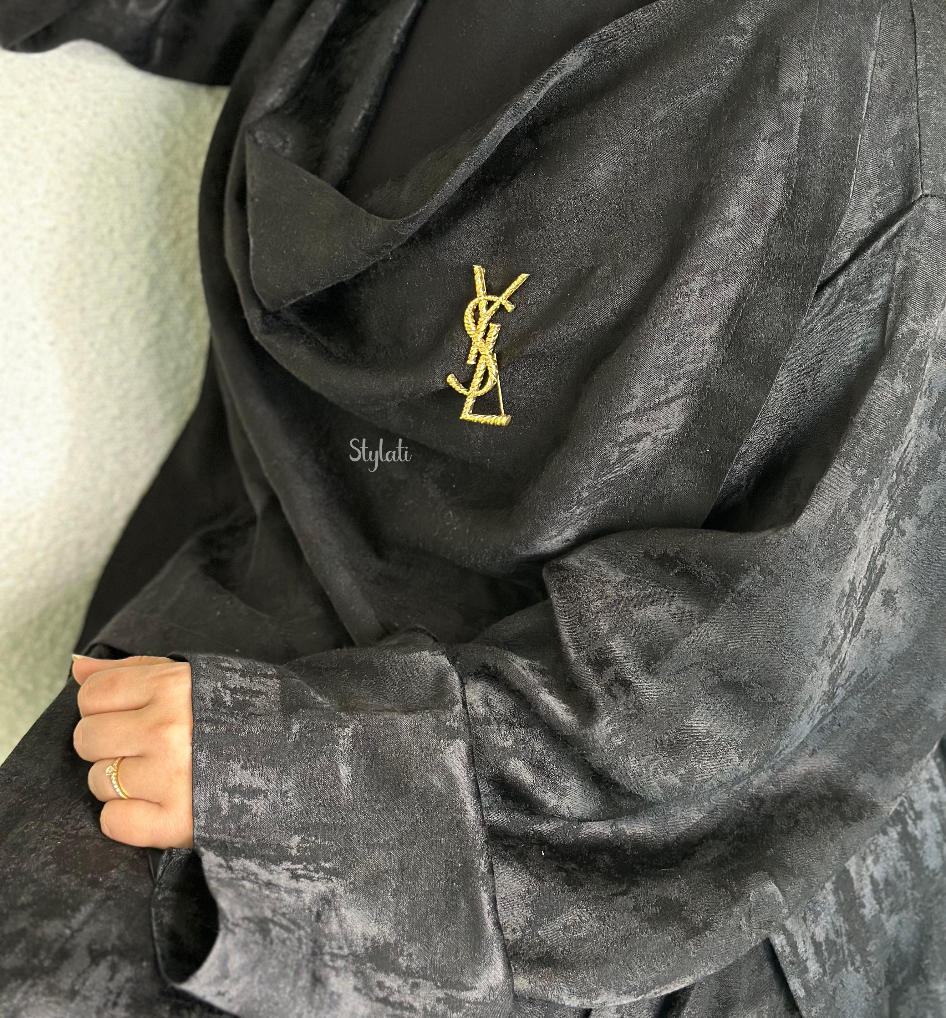  بروش كاساندر YSL من المعدن ماركة سالوران  