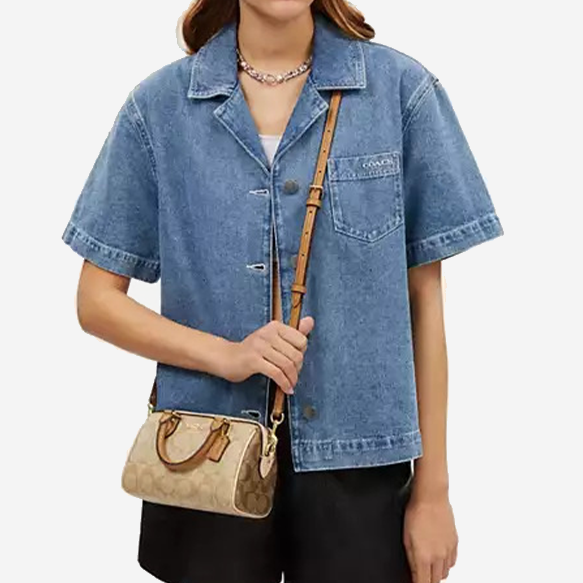  Coach Mini Rowan Crossbody Bag 