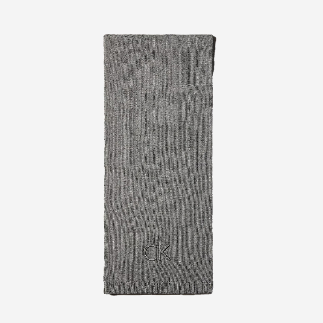 Calvin Klein Embossed Logo Scarf 