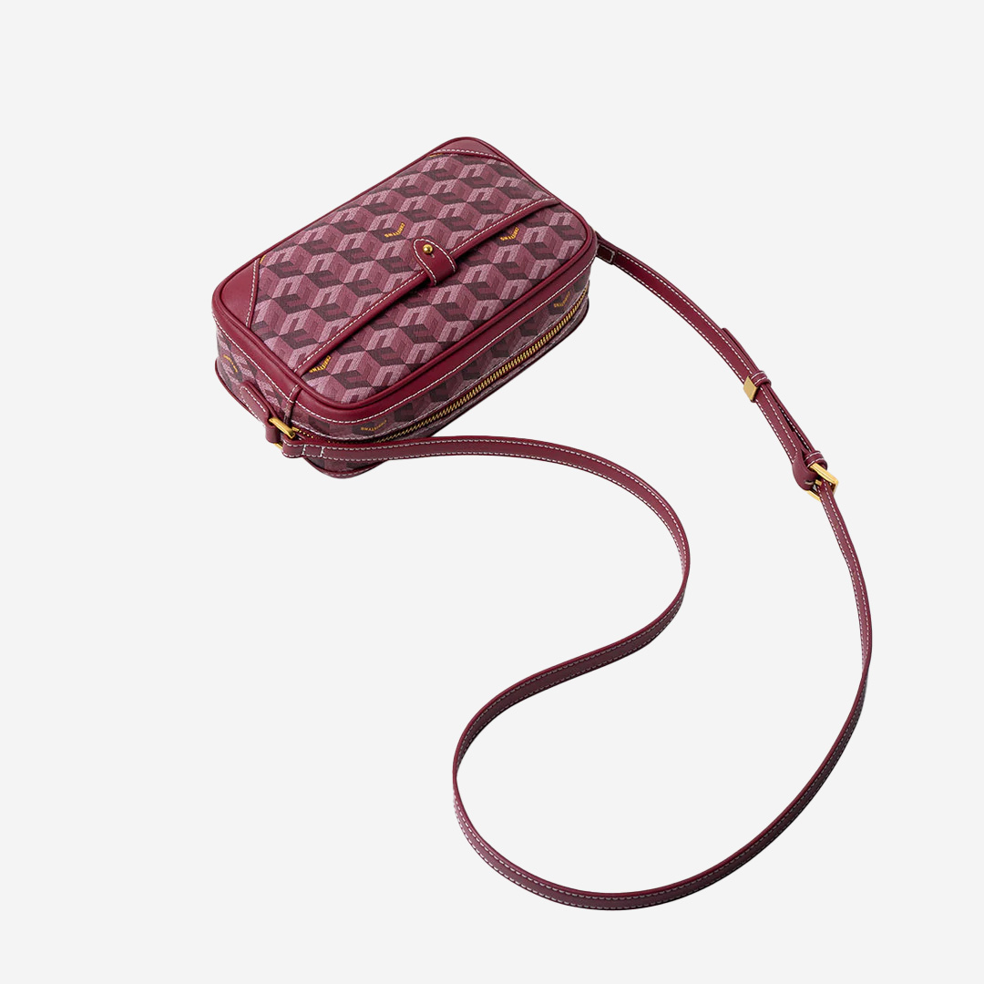  Christy Ng Pedro Shoulder Bag Burgundy 
