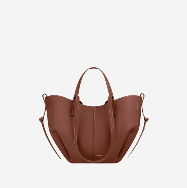  Polene Cyme Mini Edition Textured Cognac  