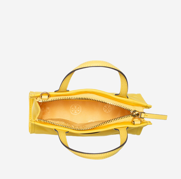 Tory Burch Ella Nylon Mini Tote Bag Limone