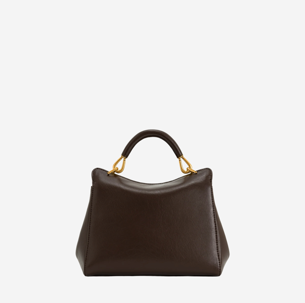  JW PEI Lucia Classic Top Handbag - Dark Brown (Pre-Order Within 14 Days) 