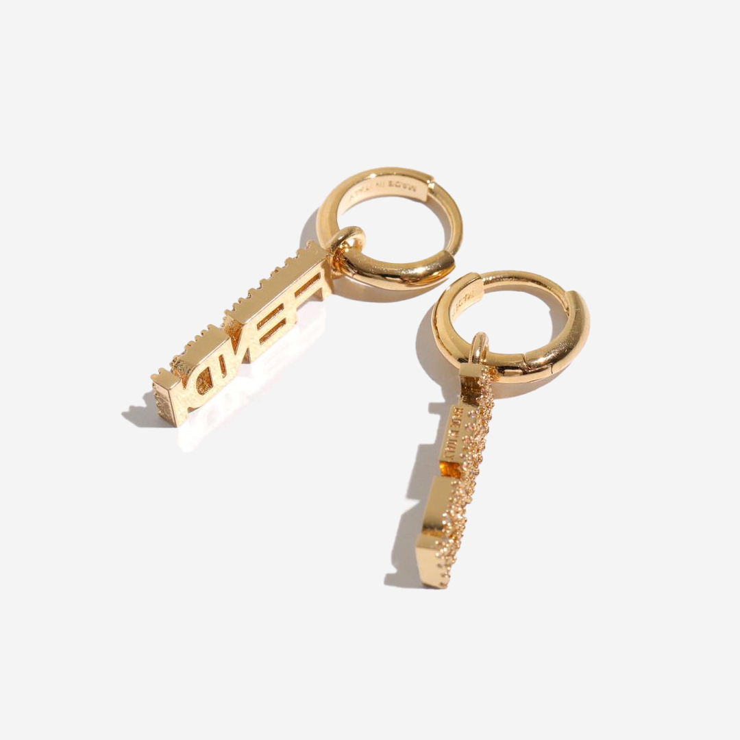  Fendi Gold-Colored Earrings 