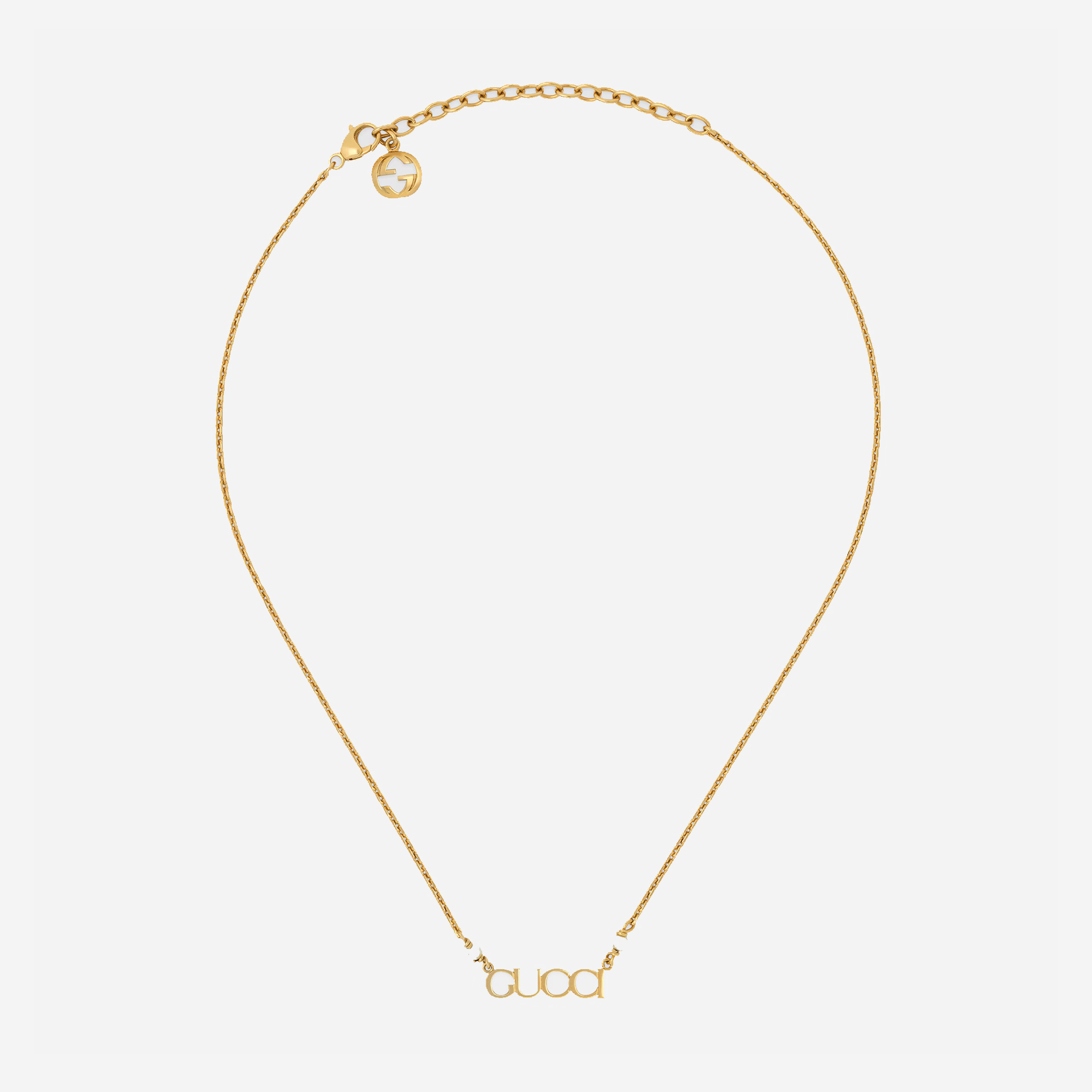  Gucci 'GUCCI' letter necklace Gold (Pre-Order Within 14 Days) 