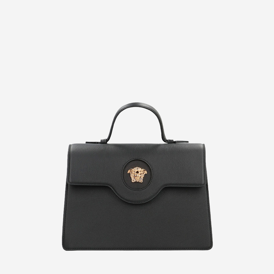  Versace Medusa leather handbag 