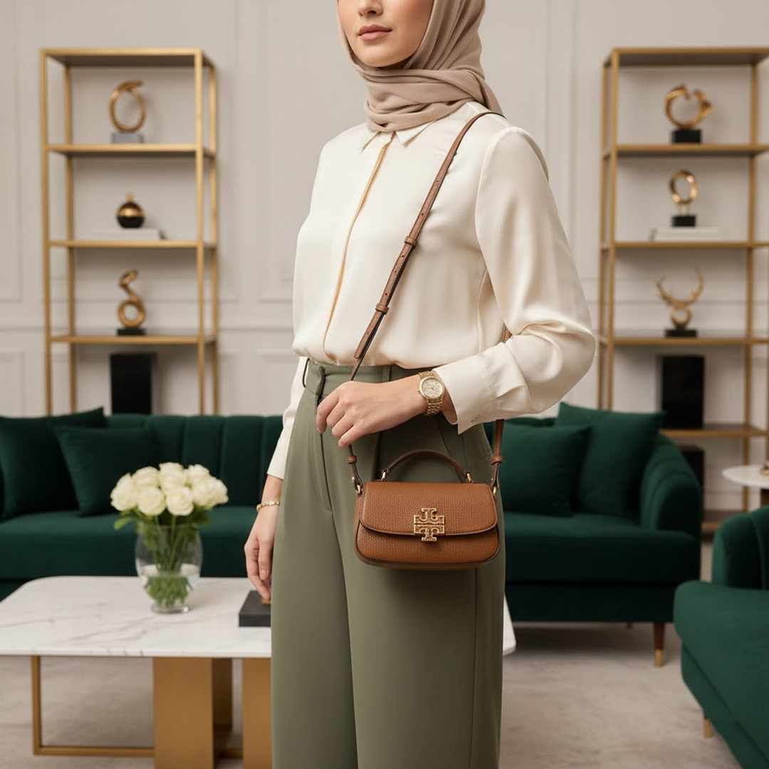  Tory Burch Britten Mini Top Handle Crossbody Bag 