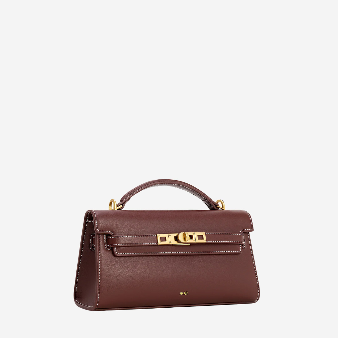  JW PEI Noor Top Handle Bag - Reddish Brown (Pre-Order Within 14 Days) 