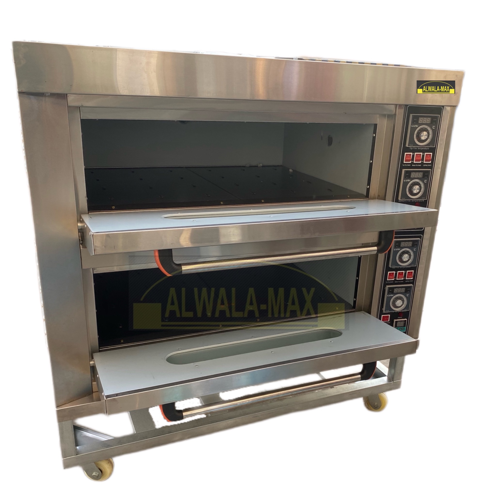 Gas countertop oven Available with iron floor