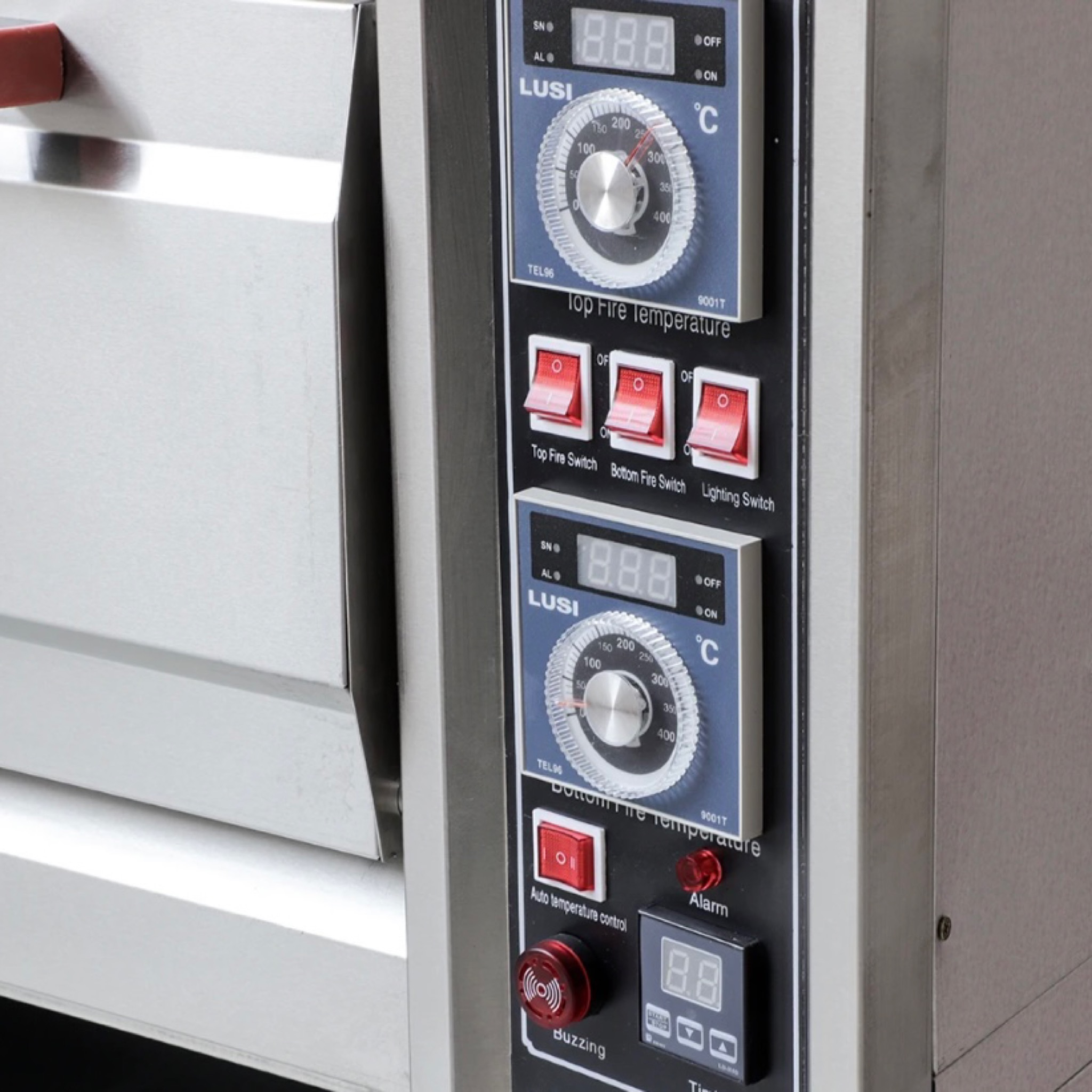 Gas countertop oven Available with iron floor