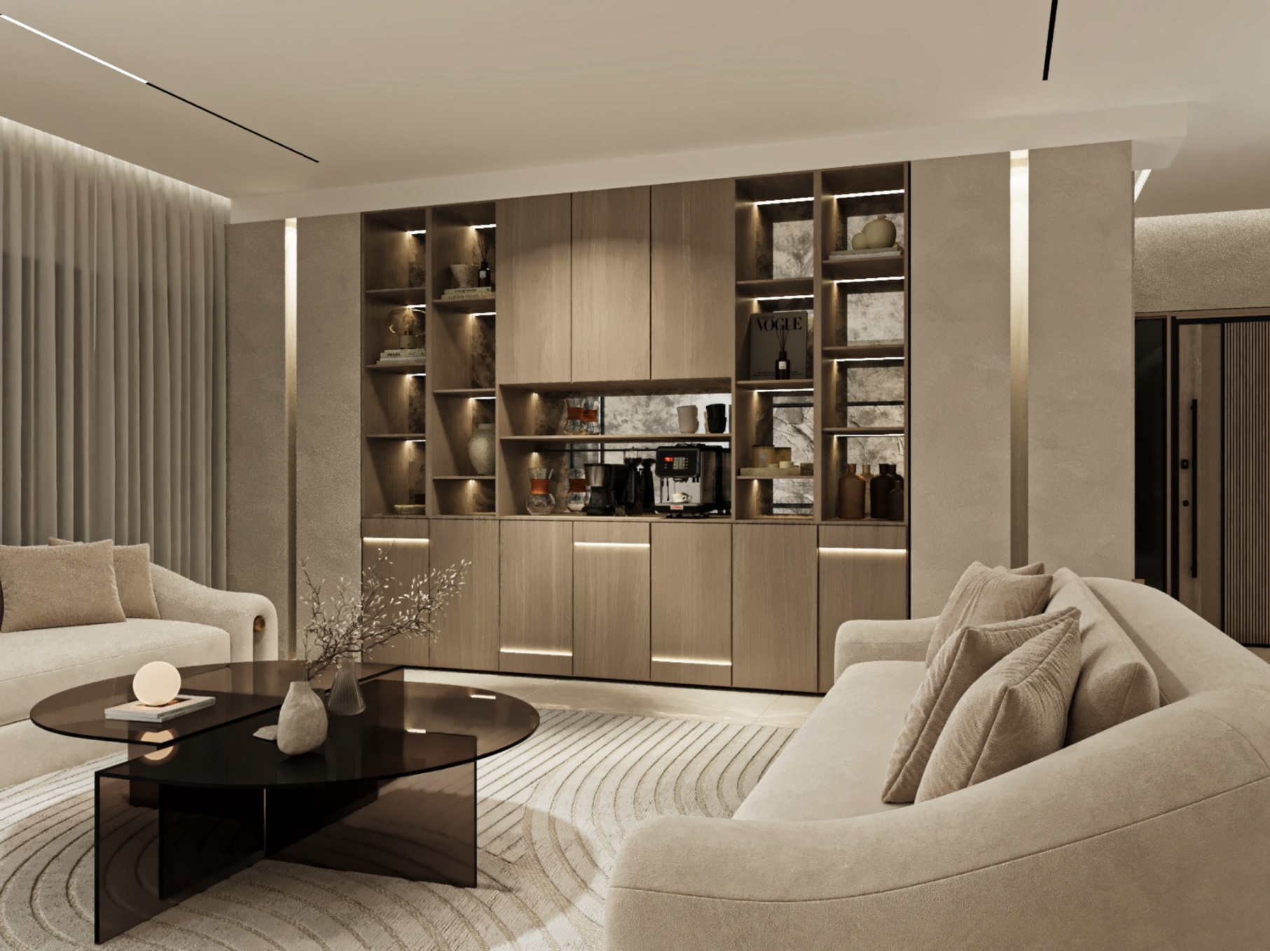 reception rooms