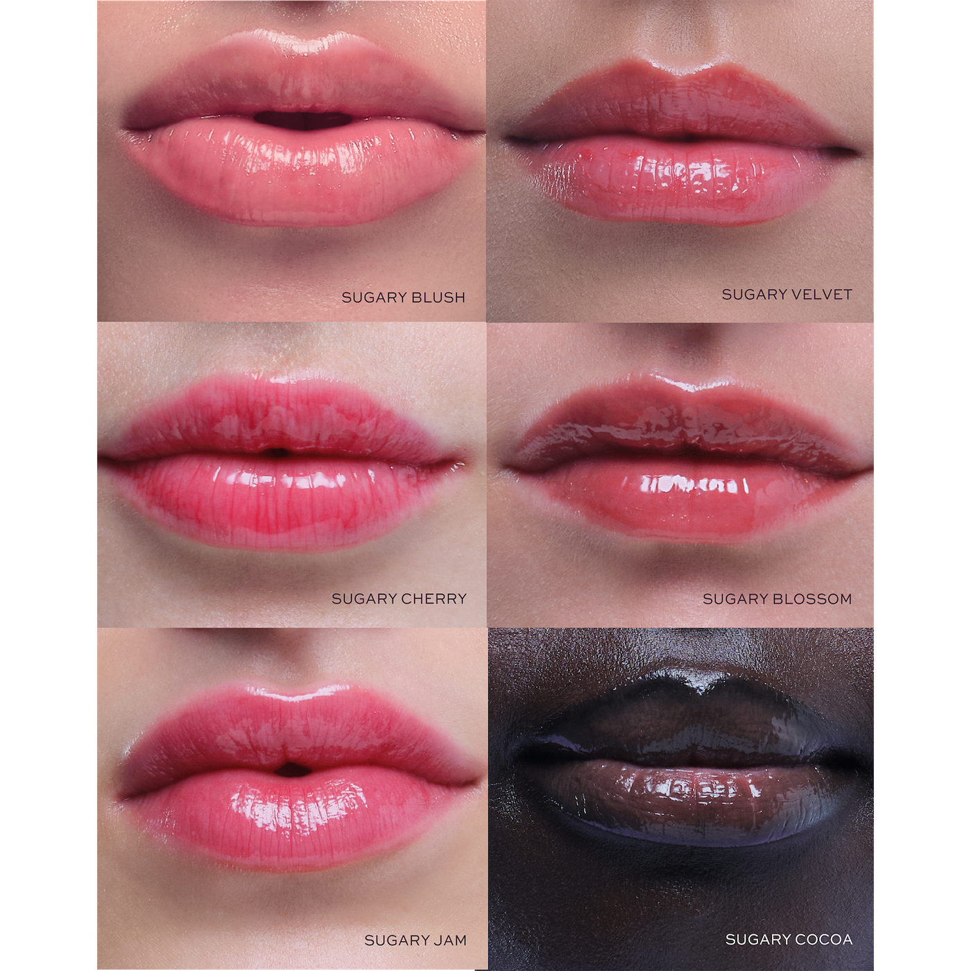 Full Lip Gloss Collection 6 shades