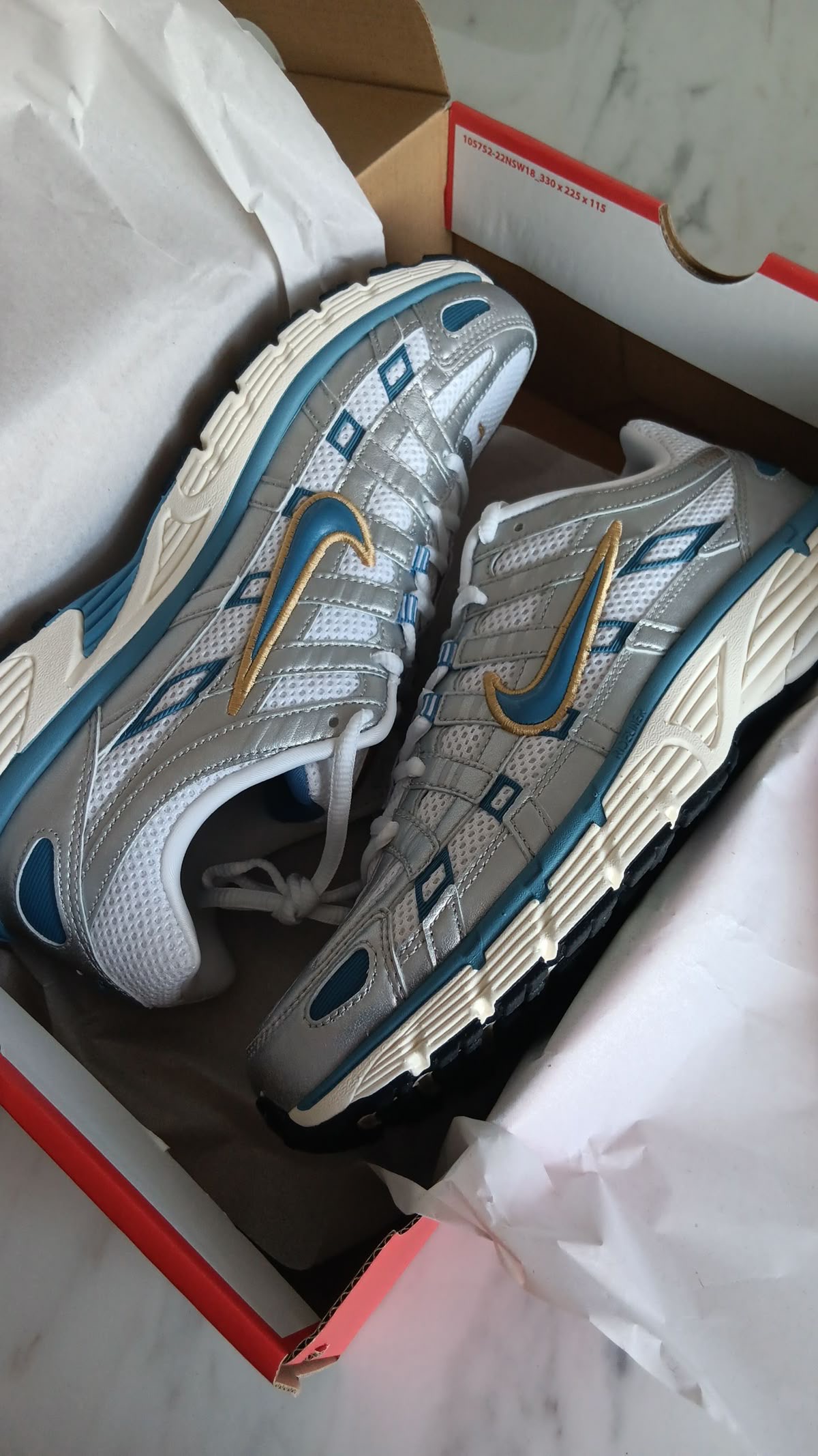  P6000-White&blue 