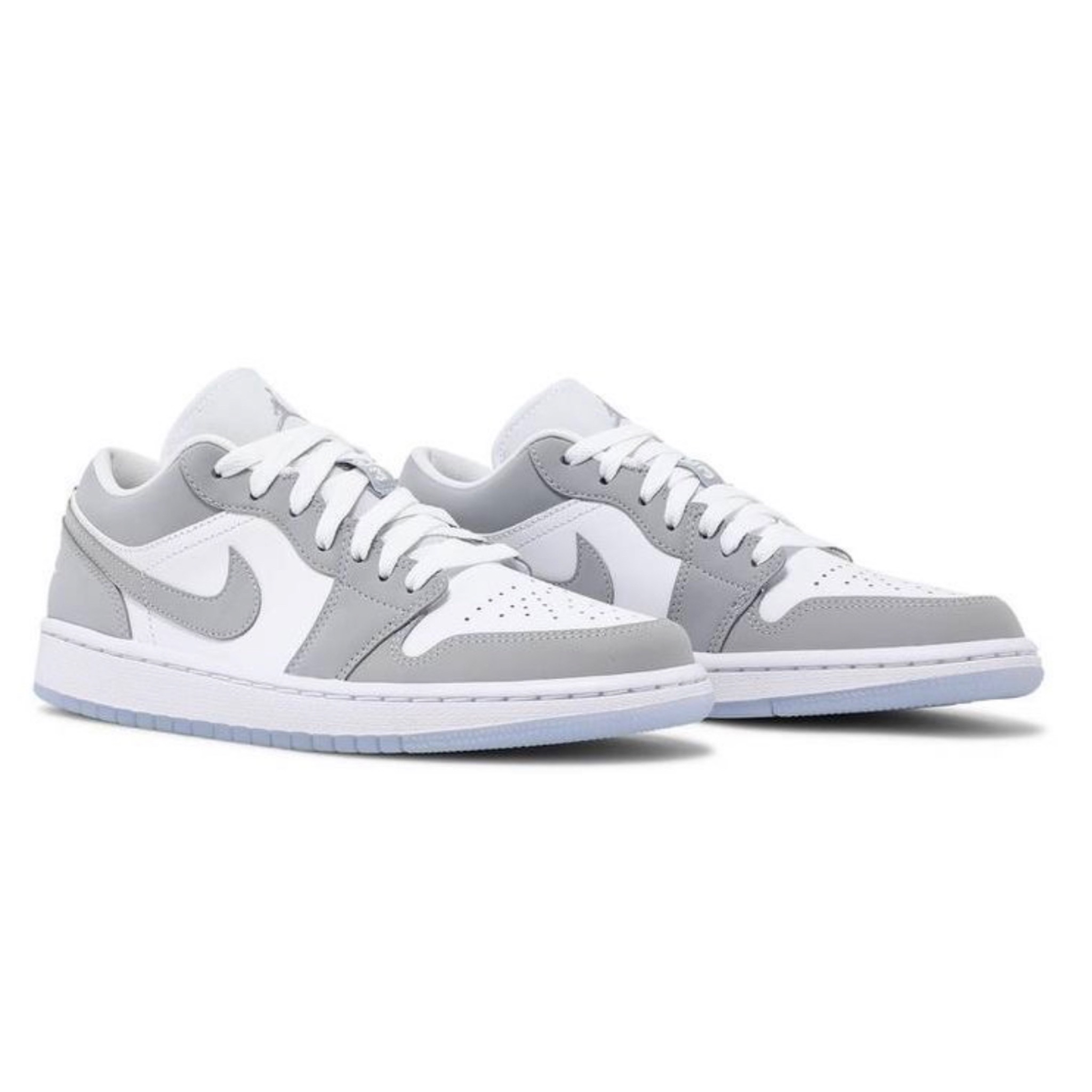  Air Jordan 1 Low Wolf Grey Snaeker 