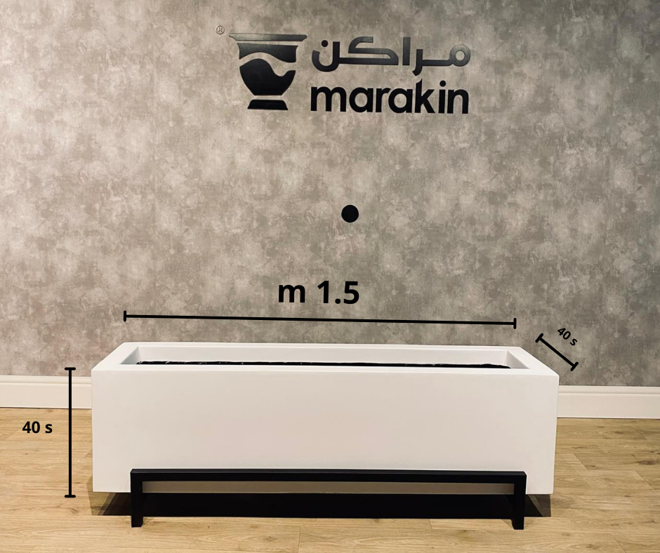   حوض مستطيبل 150*40*40 