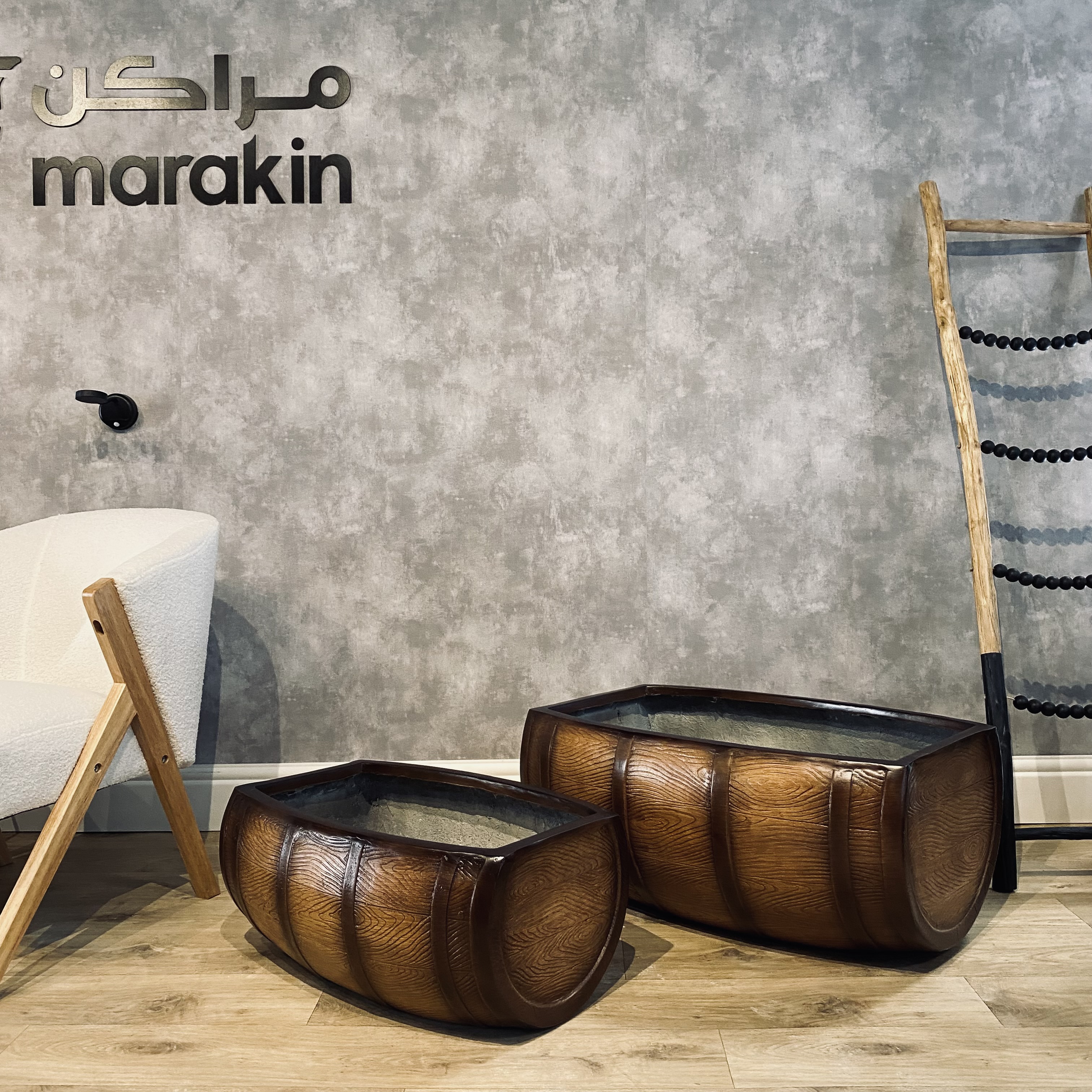  مراكن الصندوق 2 قطع فيبر جلاس  