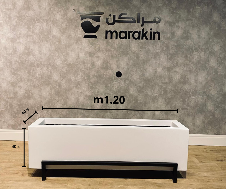   حوض مستطيبل 120*40*40 