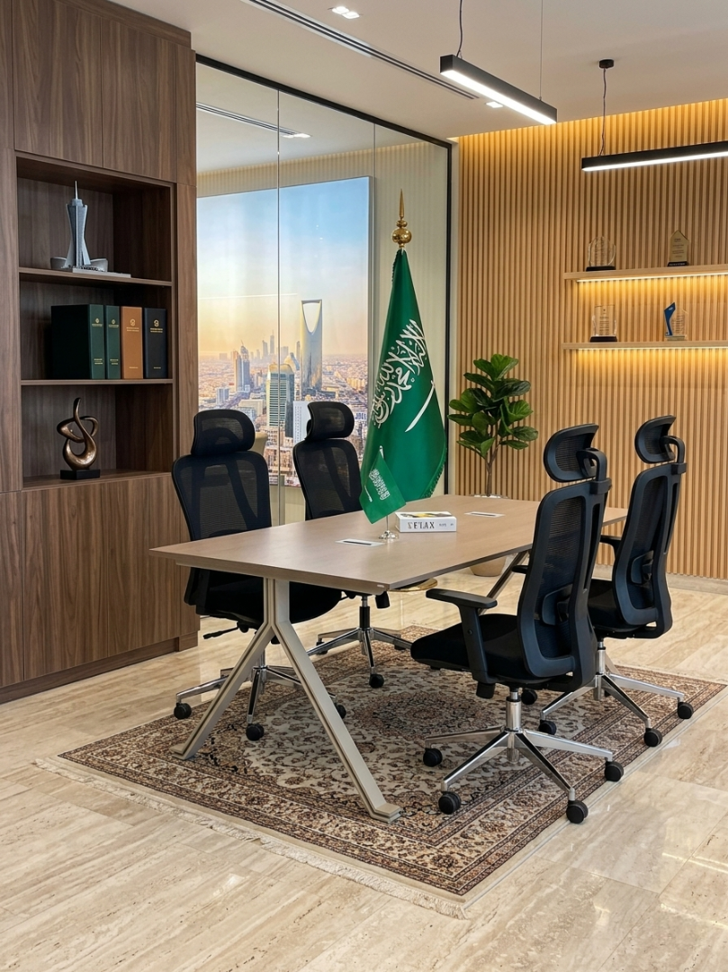 طاولة اجتماعات مستطيلة مودرن
