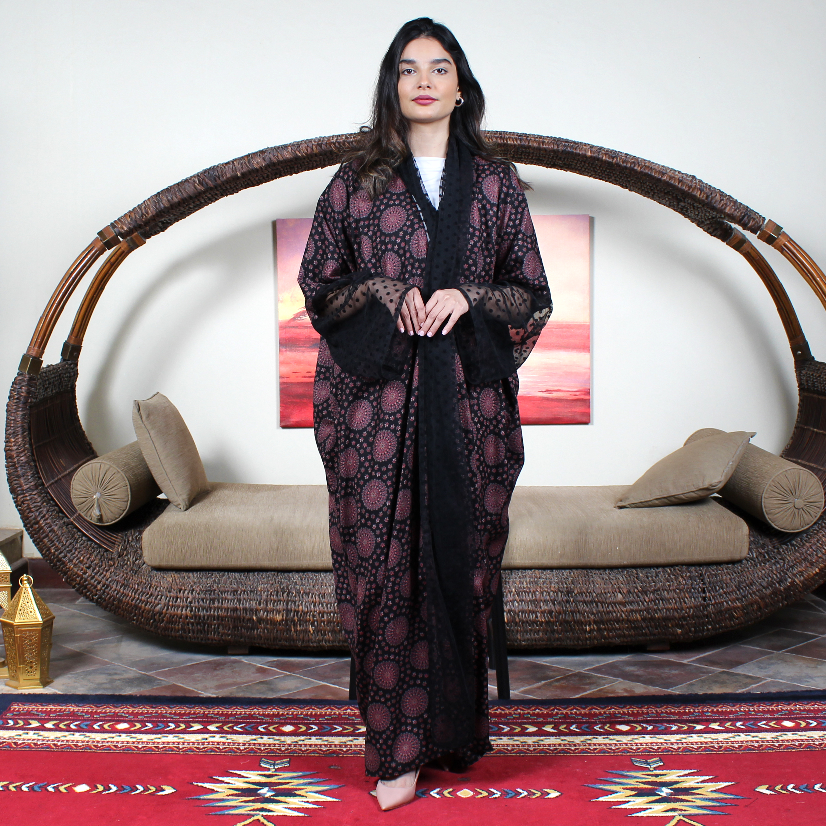 عباية ملونة