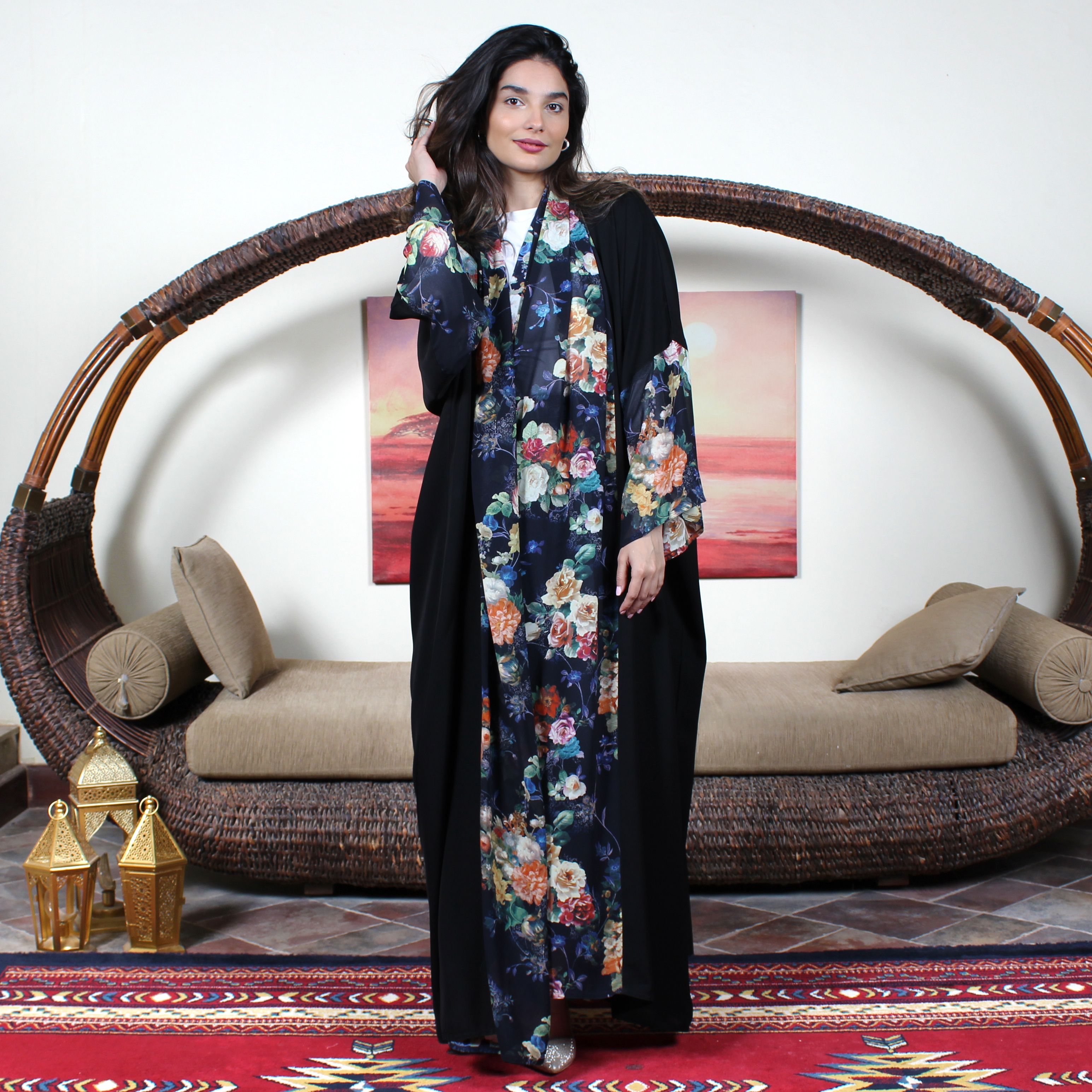 عباية ملونة