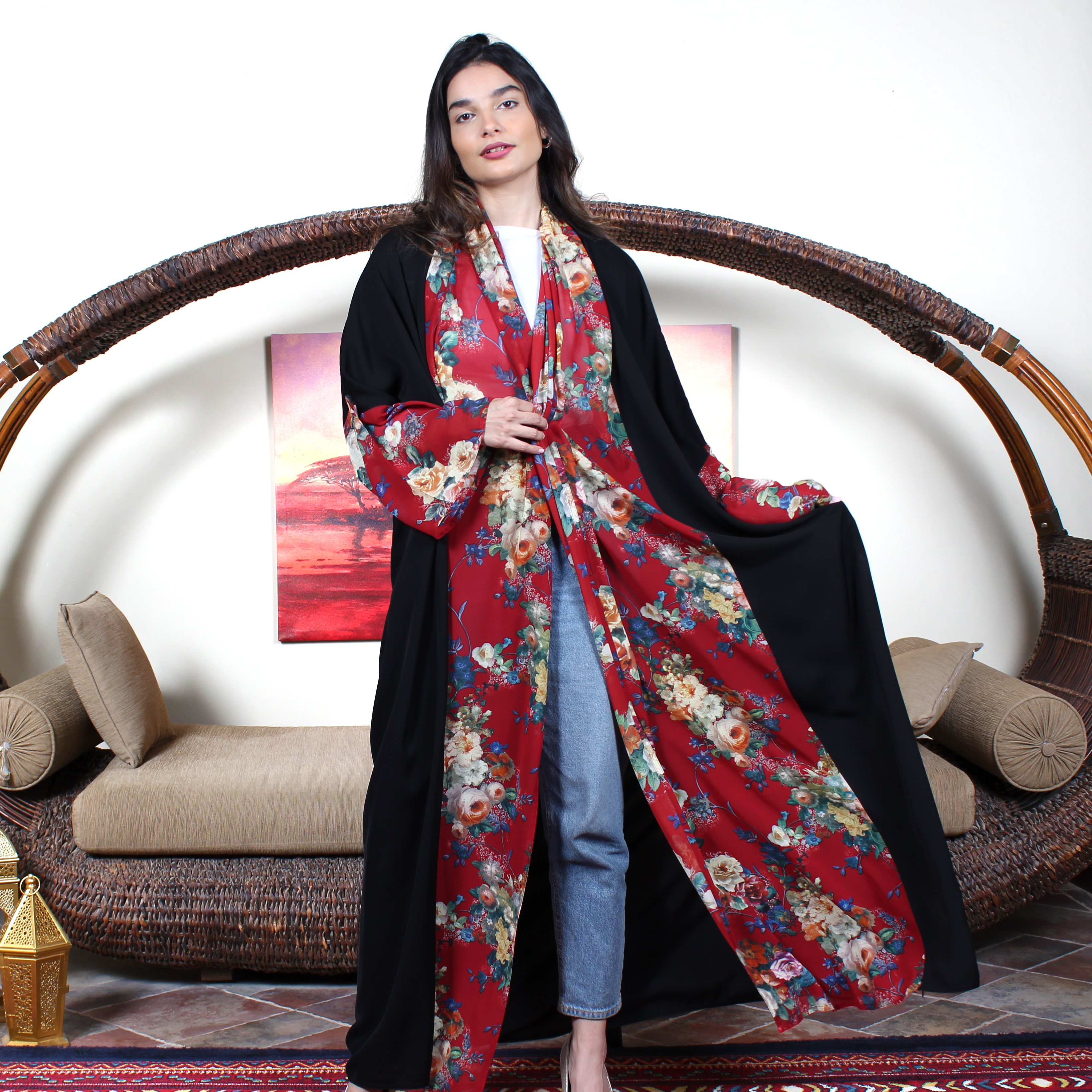 عباية فخمة ملونة