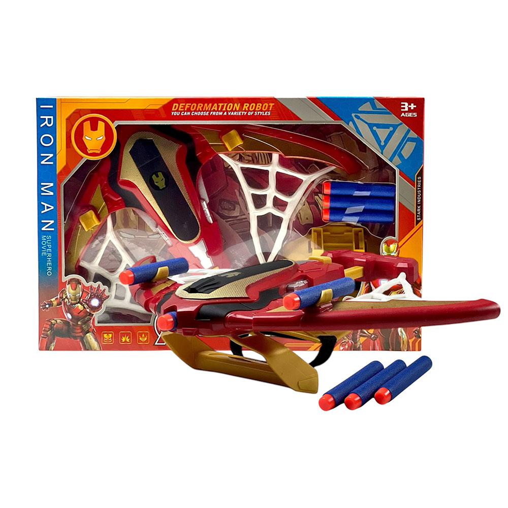  Iron Man design dart launcher toy - Iron Man-themed gun toy 