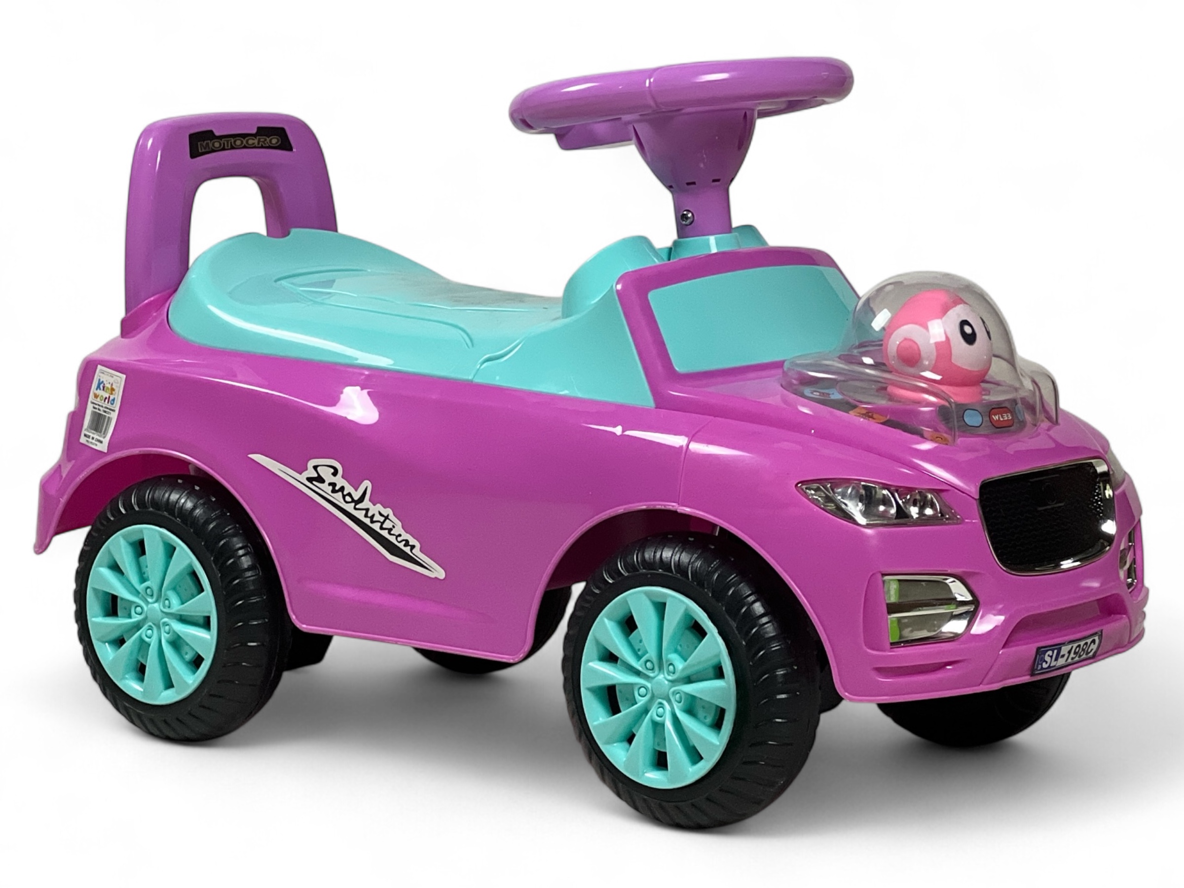  Push Ride-On Car for Kids with Unique Design – Fun Push Car Available in Multiple Colors 