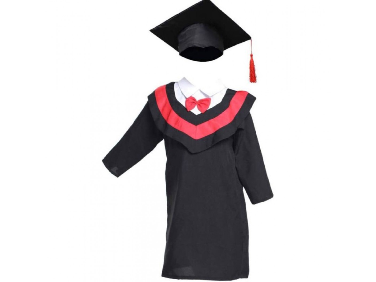  Graduation Outfit for Kids - Complete Kids Graduation Costume with Cap 