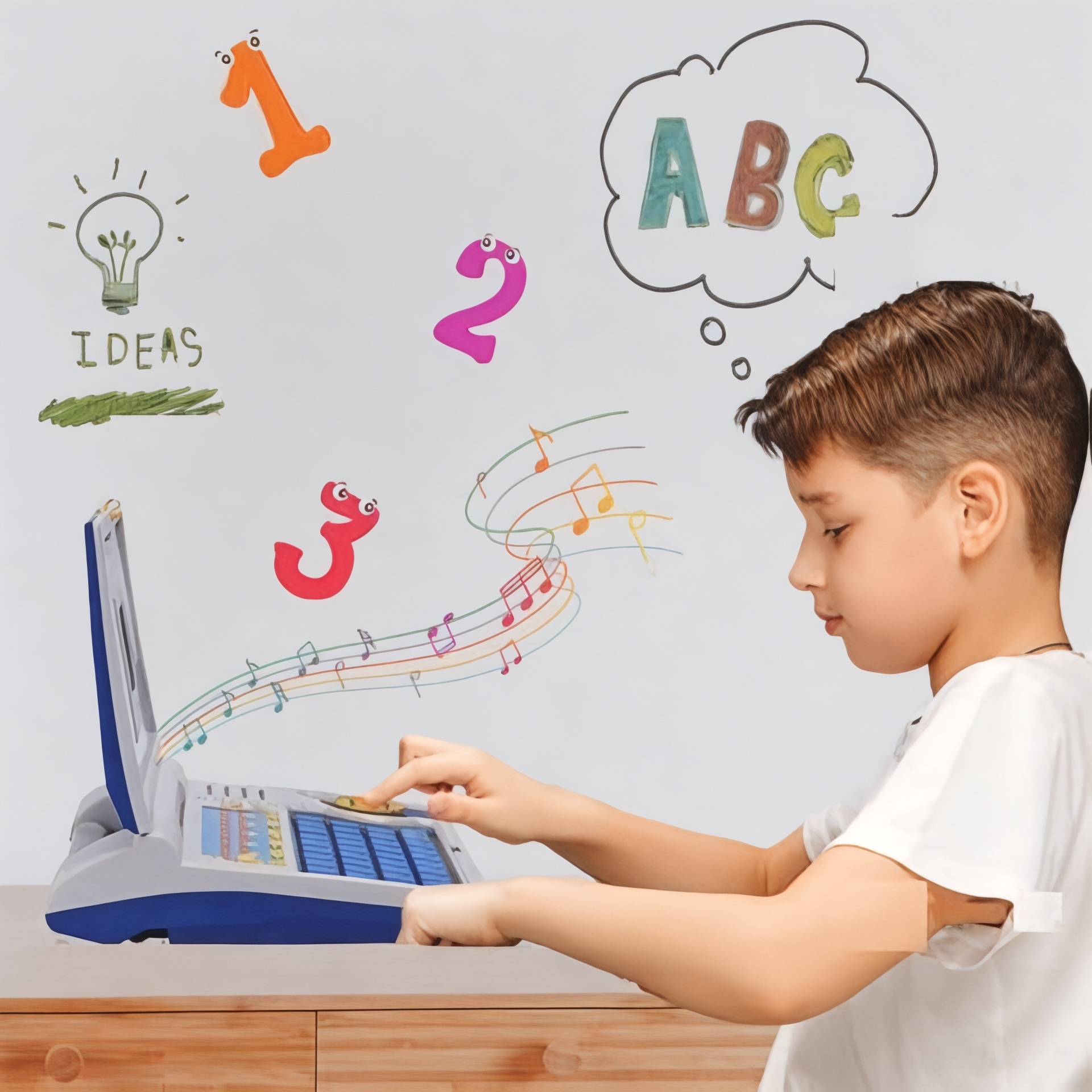  Kids’ English Learning Laptop Toy – Educational Computer for Children 