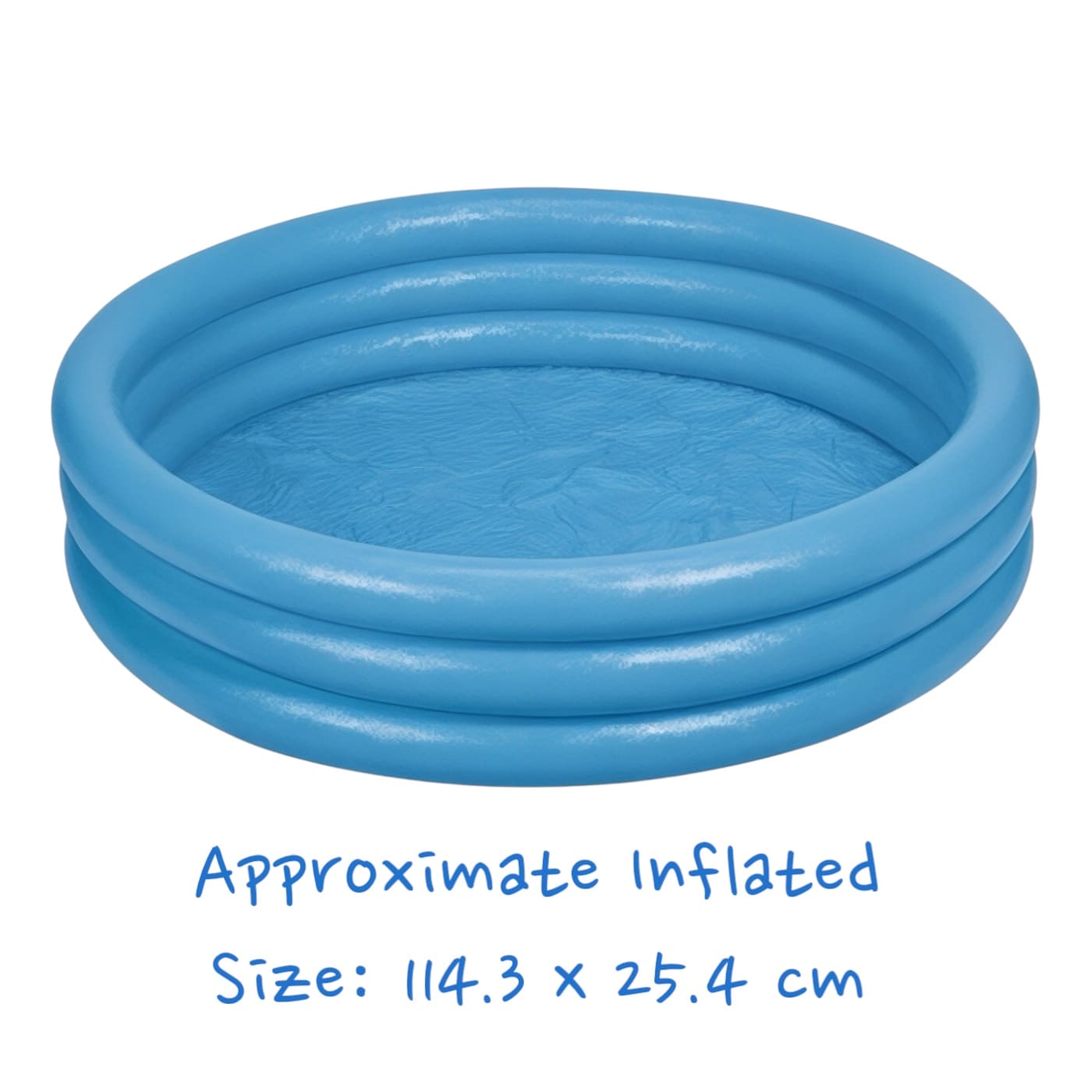  Inflatable round pool for kids - Small-sized pool for children, 114×25 cm 