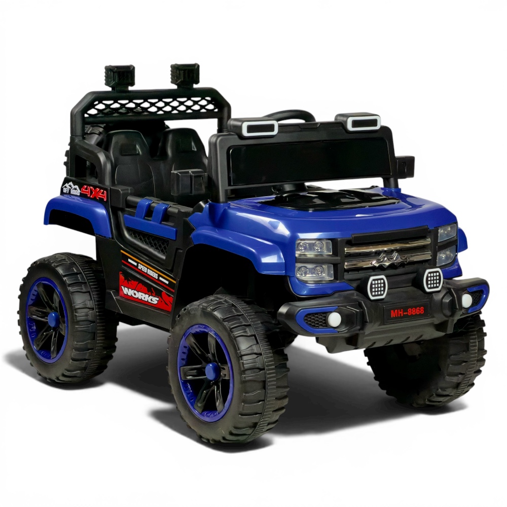  F524 Electric Kids Jeep – Dual-Motor Ride-On Car with Remote Control and Bluetooth in a Stylish Off-Road Design 