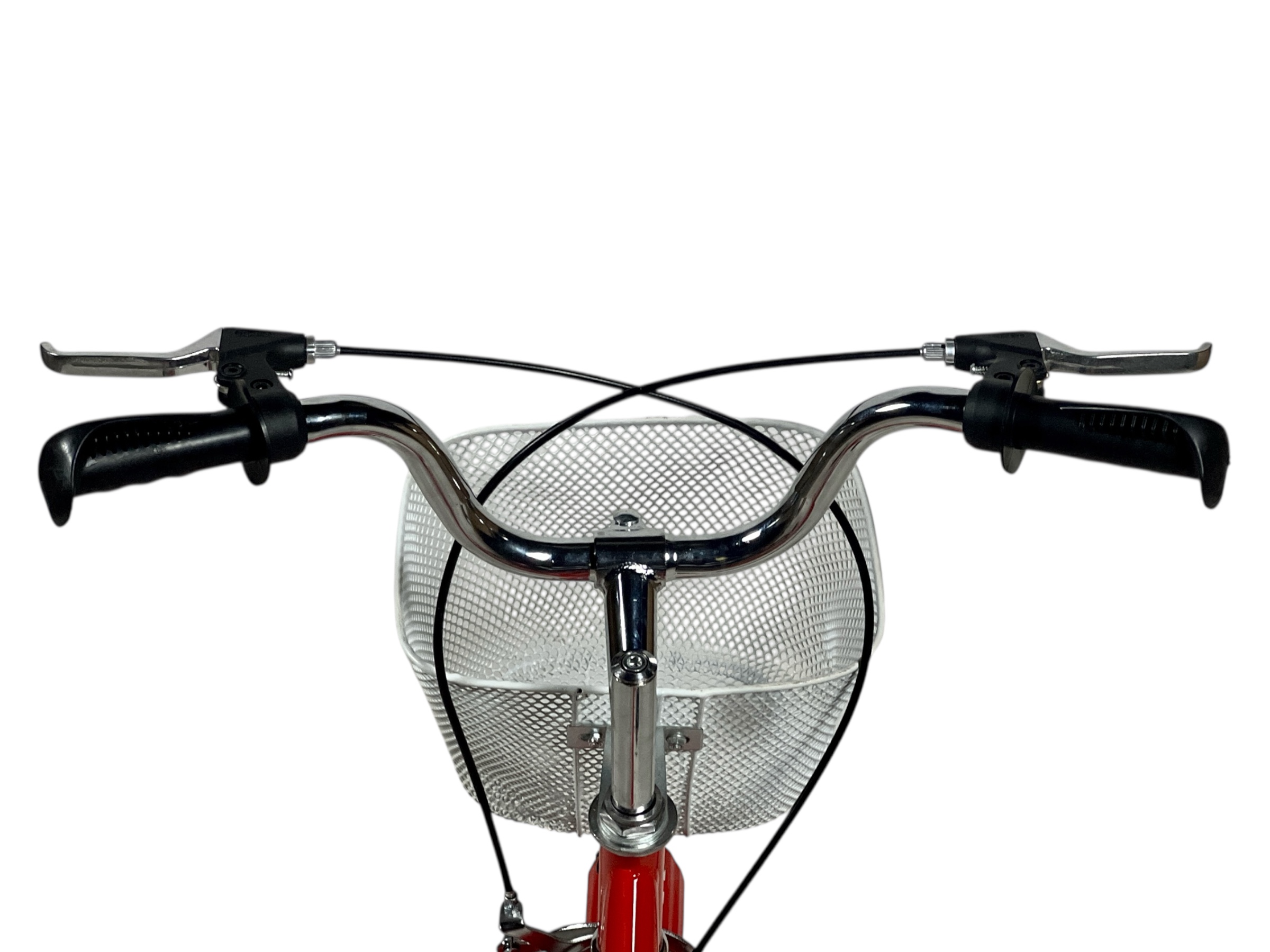  Bicycle with rear seat pad, size 16 – Rikisha-style bike with a unique back seat design Red Color 