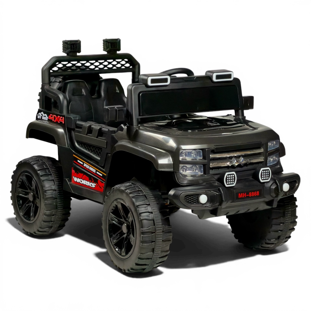  F524 Electric Kids Jeep – Dual-Motor Ride-On Car with Remote Control and Bluetooth in a Stylish Off-Road Design 